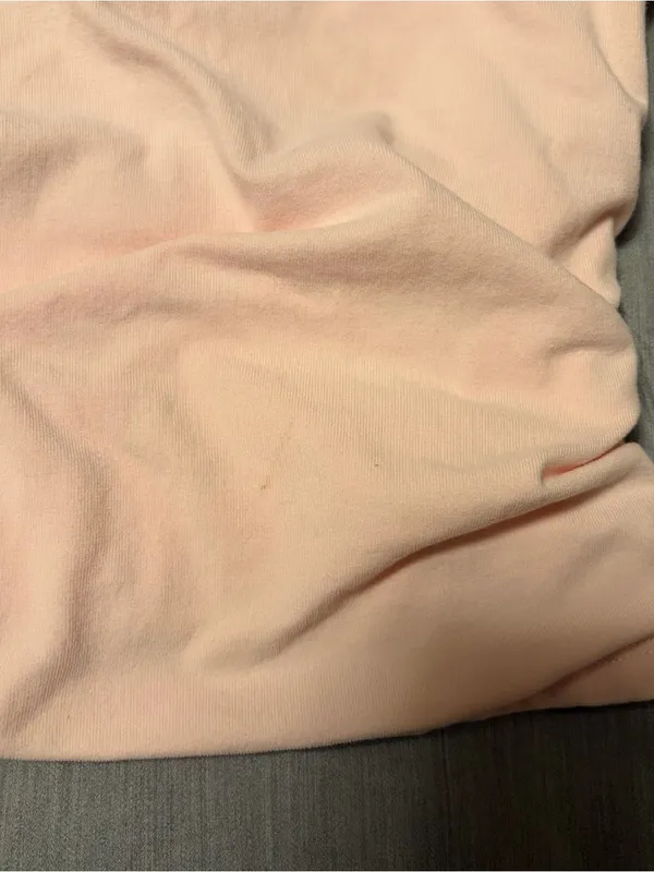 Garage SuperSoft Ruched Back Top Small Light Pink, Open Back Cap/Short Sleeve - Image 10