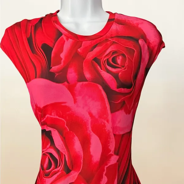 AFRM Vibrant Pink Floral Maxi Dress - Image 6