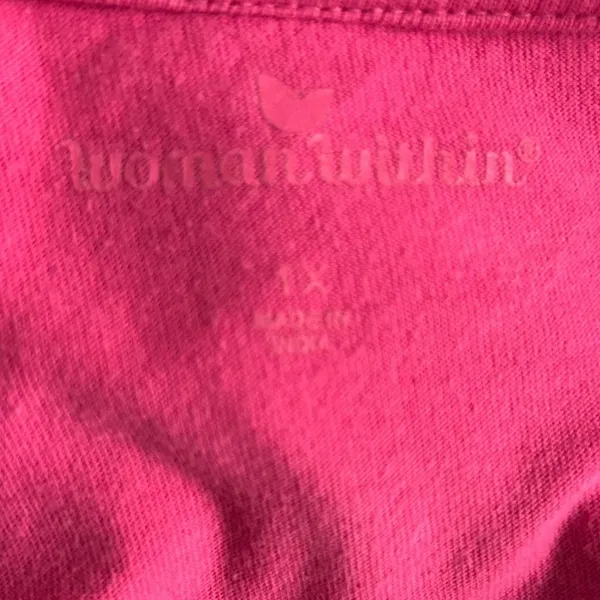 Woman Within Tunic Blouse Pink‎ 1X - Image 5