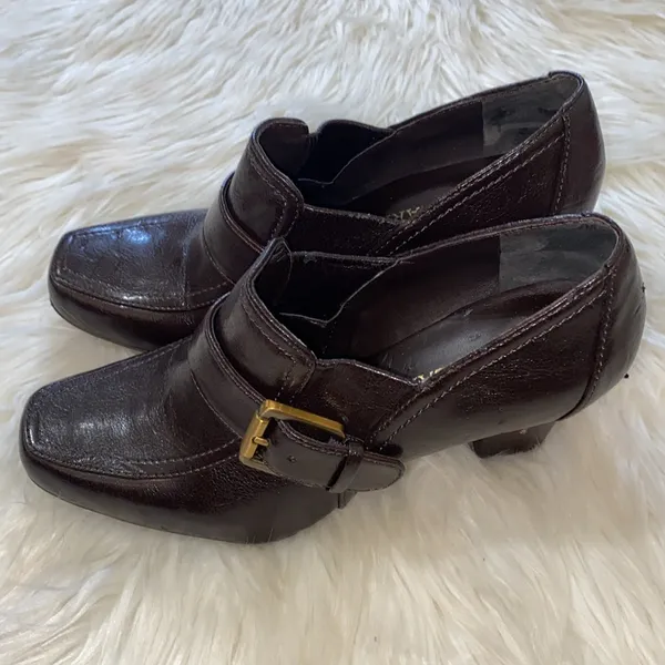 Franco Sarto Brown Heels - Image 3