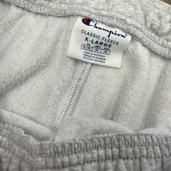Champion classic light heather gray sweatpants joggers - Image 2