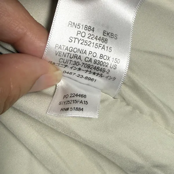 Patagonia Fleece Vest Full Zip‎ Sleeveless Outdoor Hiking Tan Small S - Image 7