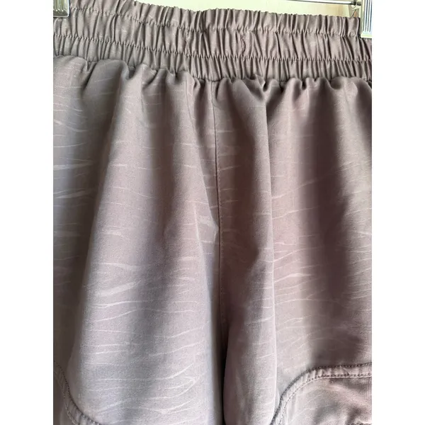 Savvi High Rise Running Shorts Mauve Lined Athletic Workout Women's Medium - Image 4