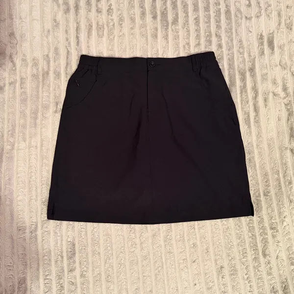 Tilley Womens Black Active Skort Hiking Golf Skirt with Pockets WA7BT5031 Size M - Image 2