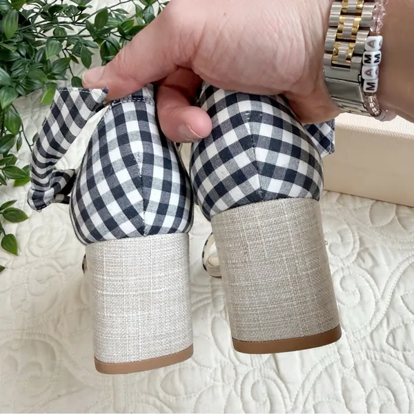 Alexandre Birman Clarita Gingham Sandals Sz EU 38 - Image 5