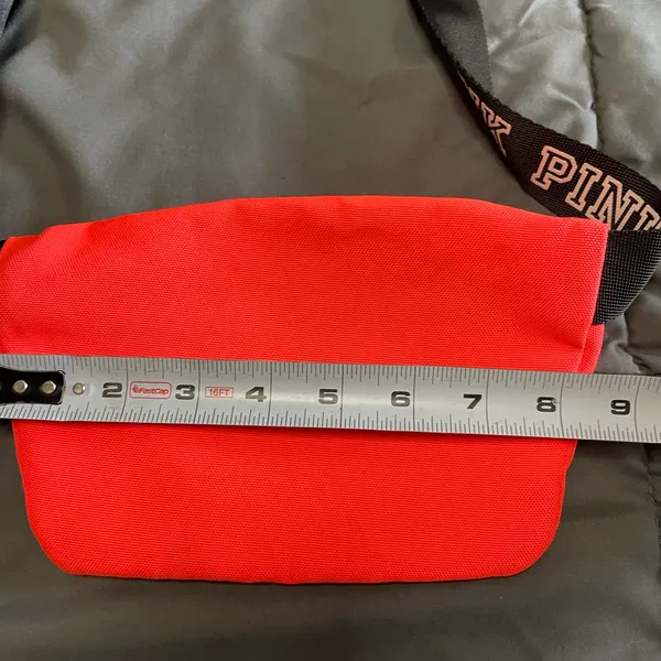 Victoria's Secret Pink ORANGE Fanny Pack Waist Purse Pouch Bag - Image 3