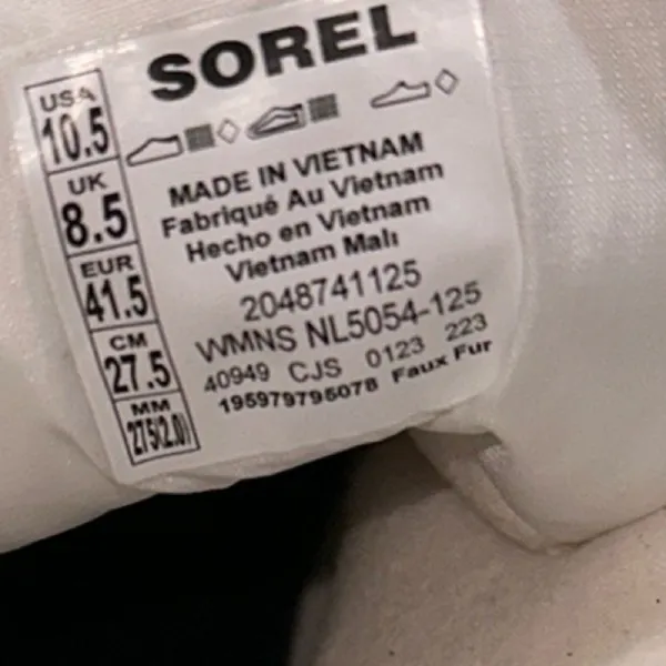 NEW Sorel Women's White Ona Rmx Waterproof Puffy Strap Bootie - Image 13