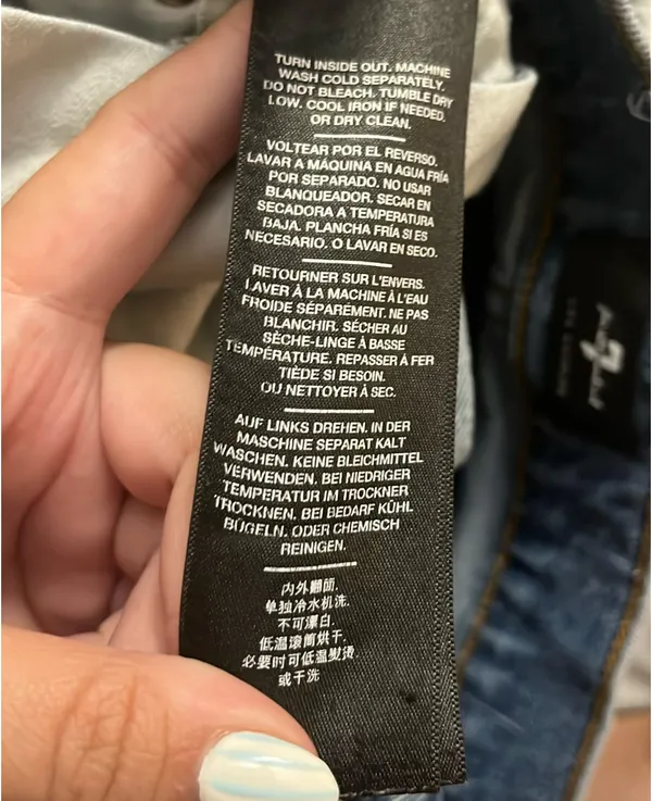 7 For All Mankind Straight Jeans - Image 6