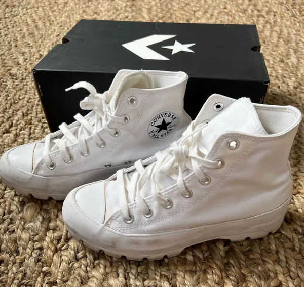 Converse white lugged high - Image 3
