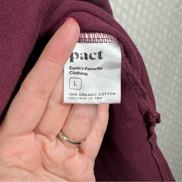 Pact Purple‎ Organic Cotton Pocket Hoodie - Image 7