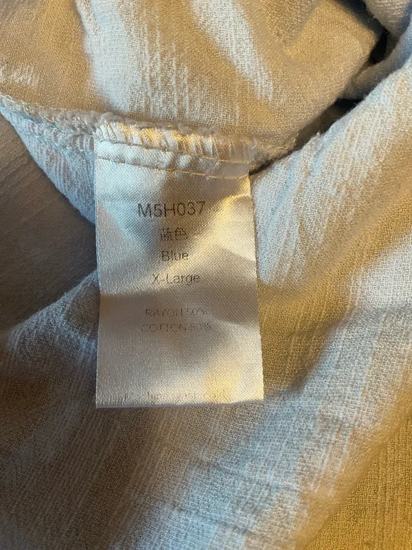 Light blue woman blouse Size XL - Image 5