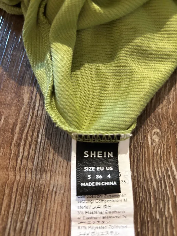 SHEIN Green Halter neck dress with Bow Detail - Image 3