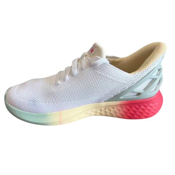 KIZIK Athens Slip On Sneakers Women's 7 Wide White Sunrise Comfort Hands Free - Image 4