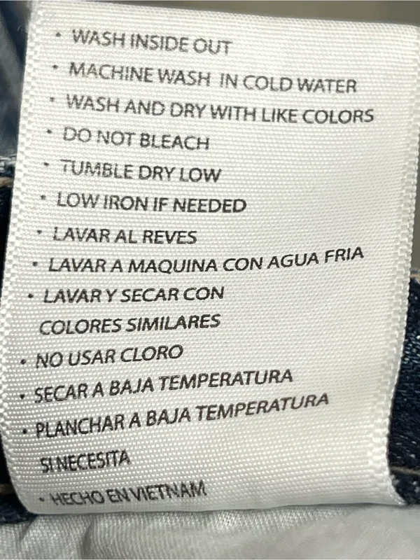 Kancan Women’s Distressed Wide Leg Estilo Blue Jeans - Size 24 - VGUC - Image 8