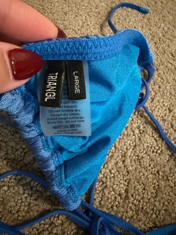 TRIANGL vinca blue bikini top - Image 3