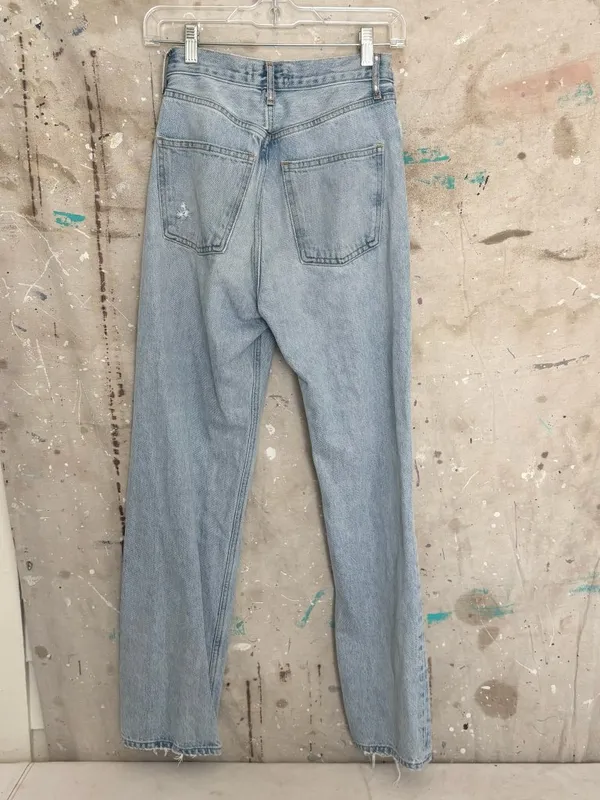 Agolde 90's Mid Rise Loose Fit Jeans in Snapshot - Image 5