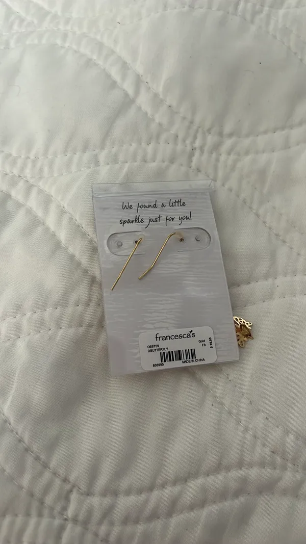 Francesca’s Butterfly Earrings - Image 2