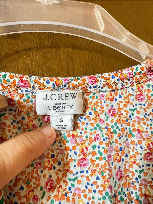 J. Crew Liberty Fabric Eloise Floral Beach Cover-up Dress - Image 3