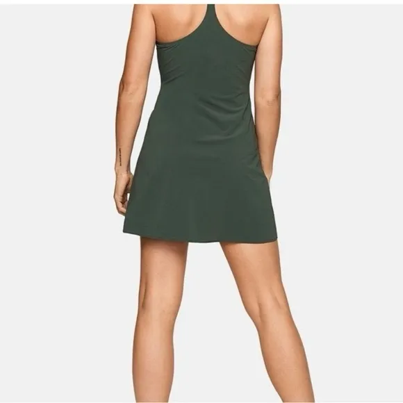 Outdoor Voices Exercise Dress Women’s Small Evergreen Built in Shorts Athleisure - Image 4