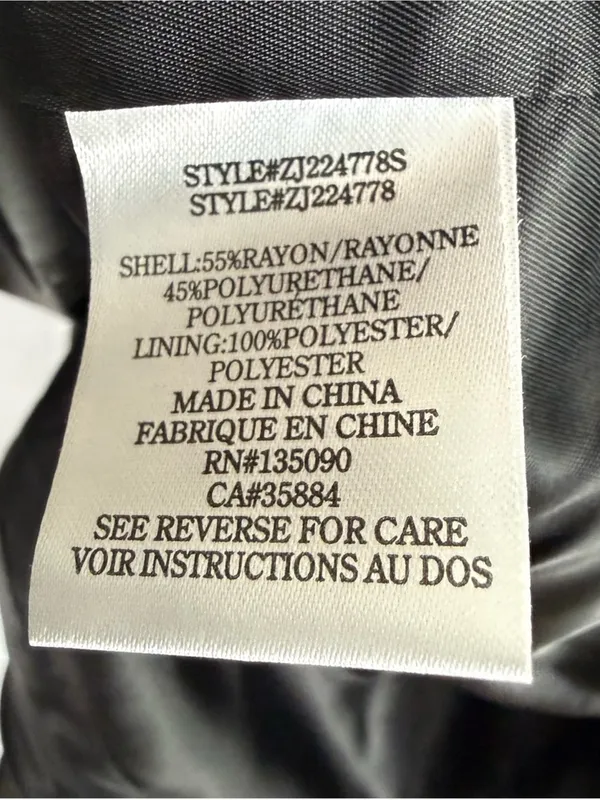 Z Supply Sandelle Black Faux Leather Blazer XS Going Out Indie Minimalist Edgy - Image 10