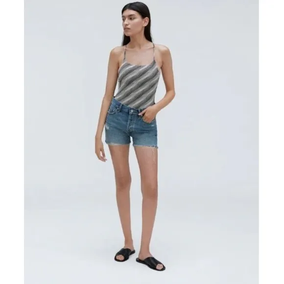 NWT Everlane Large Swimsuit The String One-Piece Flattering Bust Cups Tie to Fit - Image 12