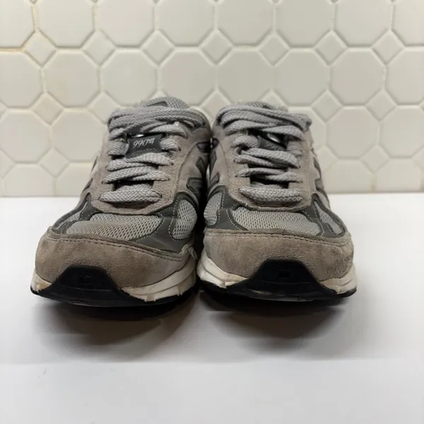 New Balance 990v4 Running Shoes Women 8 Grey W990GL4 Made in USA Suede Sneaker - Image 5