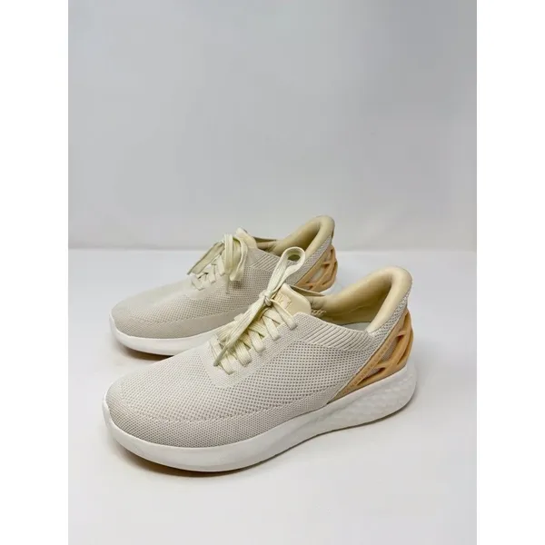 Kizik Athens Adult Shoes Beige Mesh Low Top Athletic Sneakers Men 7.5 Women 9 - Image 4