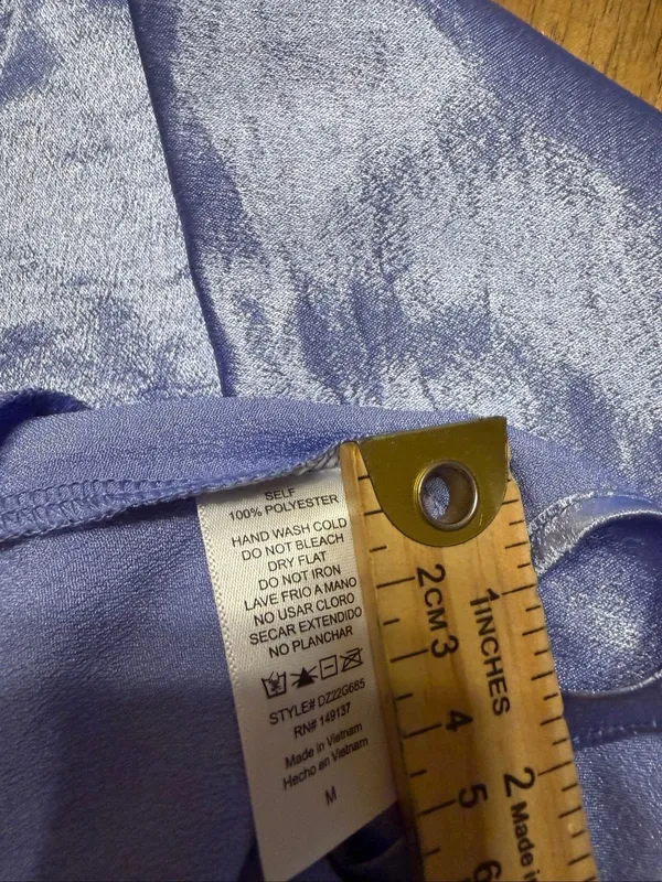 BRAND NEW WITH TAGS Forever 21 Double Zero Violet Woven Satin Cami Top Medium - Image 7