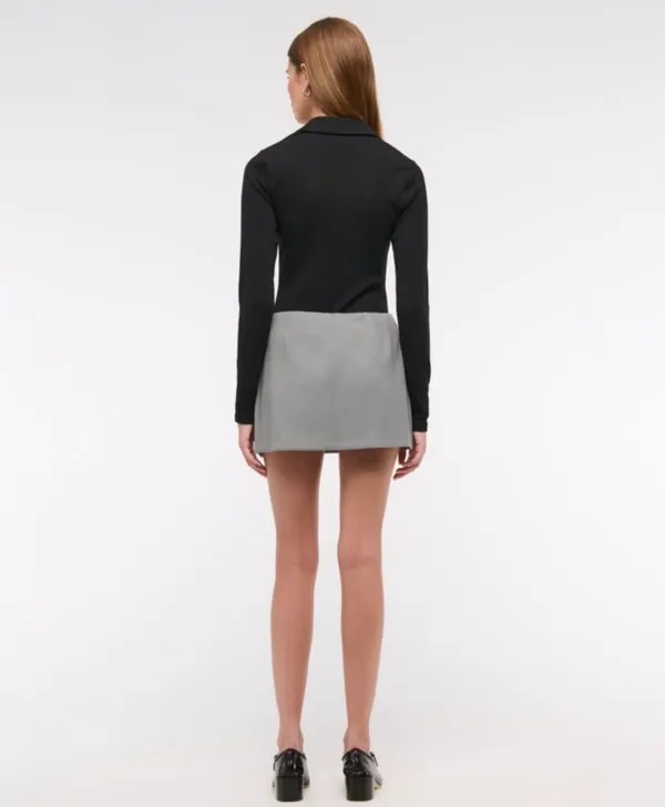 Abercrombie Scarlett Mid Rise Mini Skort - Image 3