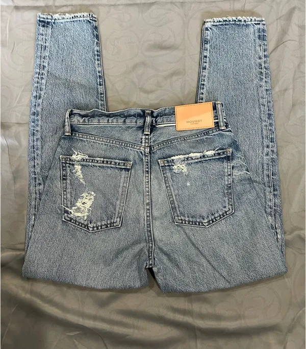 MOUSSY vintage made in Japan jeans the works size 25 - Image 5