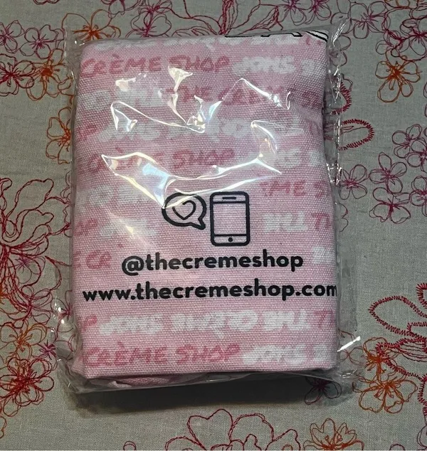 NWT Creme Shop Pink Emotional Baggage Tote Bag - Image 4