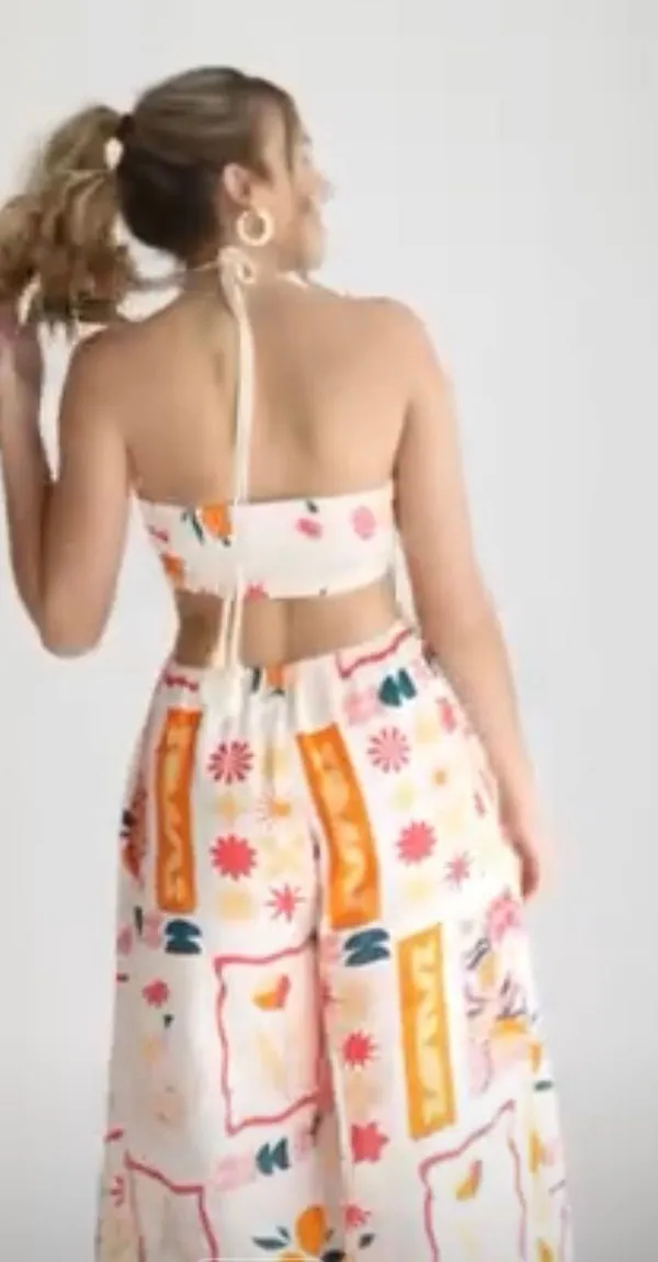 Boutique Printed Jumpsuit - Image 2