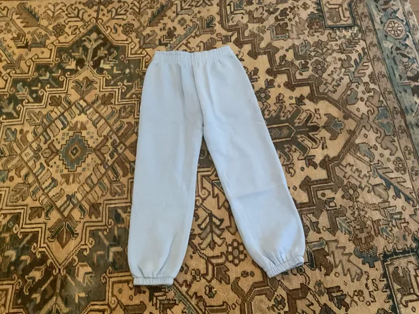 Pink Palm Puff XS R blue sweatpants - Image 3