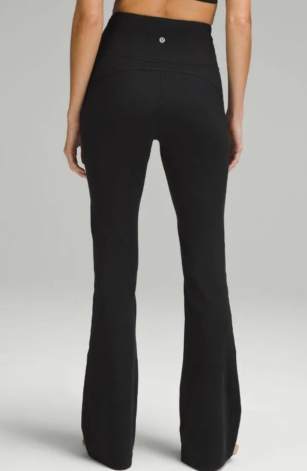 Lululemon Groove Super-High-Rise Flared Pant Nulu Regular Black - Image 3