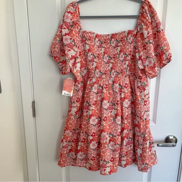 Altar'd State NEW Arula Floral Dress Plus Size X / 0X / XL NWT - Image 8