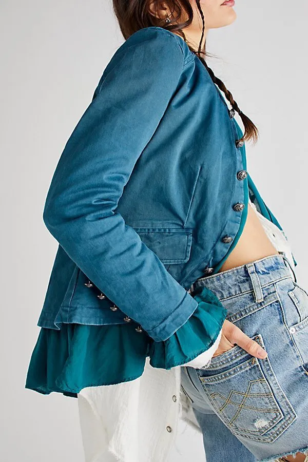 Free People Ruffles Romance Jacket - Image 2