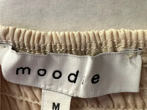 moodie Beige Smocked Tiered Maxi Dress - Image 7
