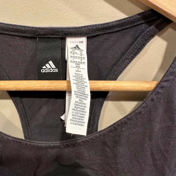 Adidas Black Tank Top - Image 2