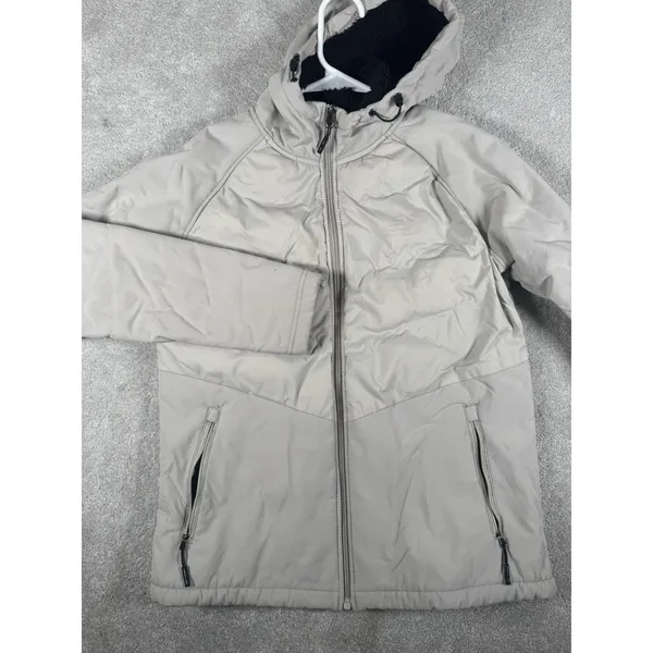 New Balance Mixed media Jacket Sherpa Lined Winter Performance Running Tech‎ M - Image 3