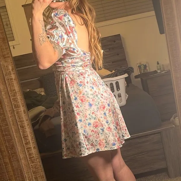 For Love and Lemons Juliet Floral Mini Dress - Image 2