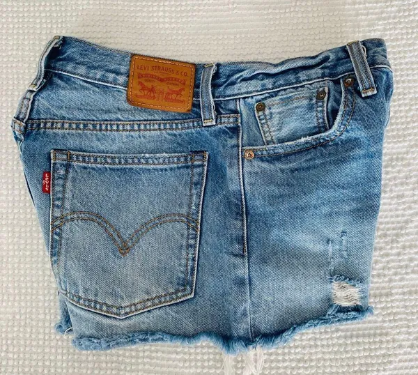 Levi's 501 Denim Shorts - Image 4