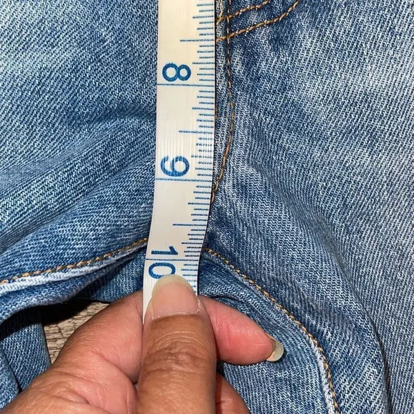 Levi's 501‎ Womens High Rise Button Fly Distressed Skinny Denim Jeans Blue Sz 24 - Image 13