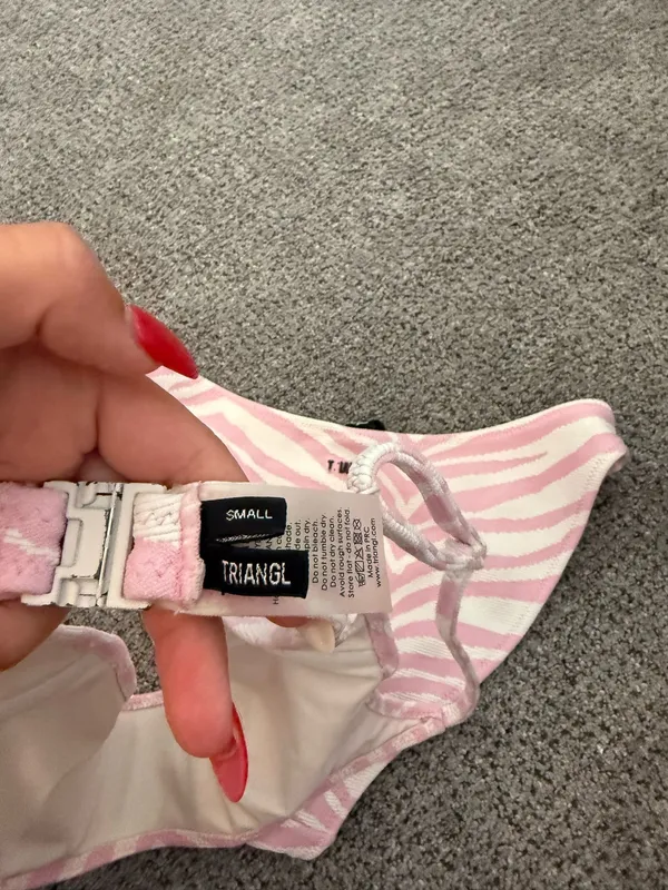 Triangl Bikini Set Pink Zebra - Image 3