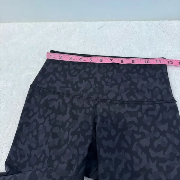 Lululemon Align High-Rise Crop Intertwined Camo Deep Coal Multi size 4 - Image 9
