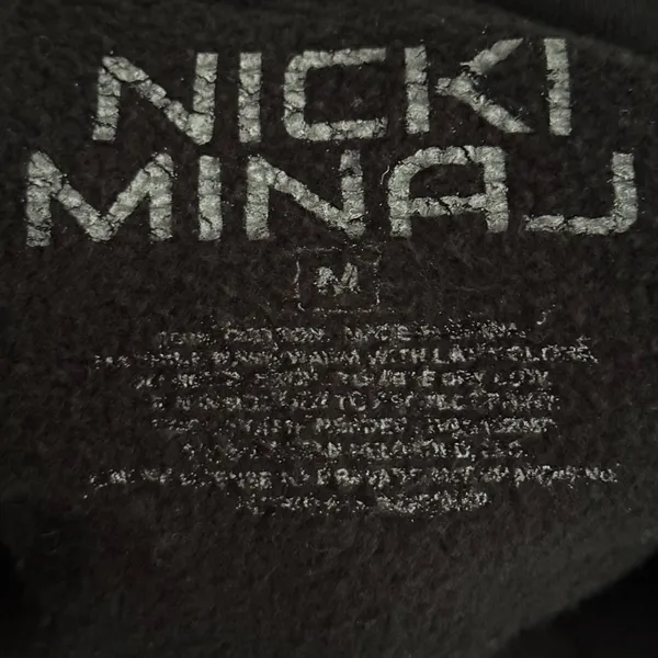 Nicki Minaj Pink Friday 2 World Tour Hoodie Black Graphic Concert Sweatshirt M - Image 4