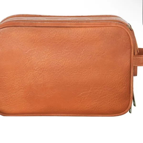 Dot & Dot Brown Leather Travel Men's Bag - Image 2