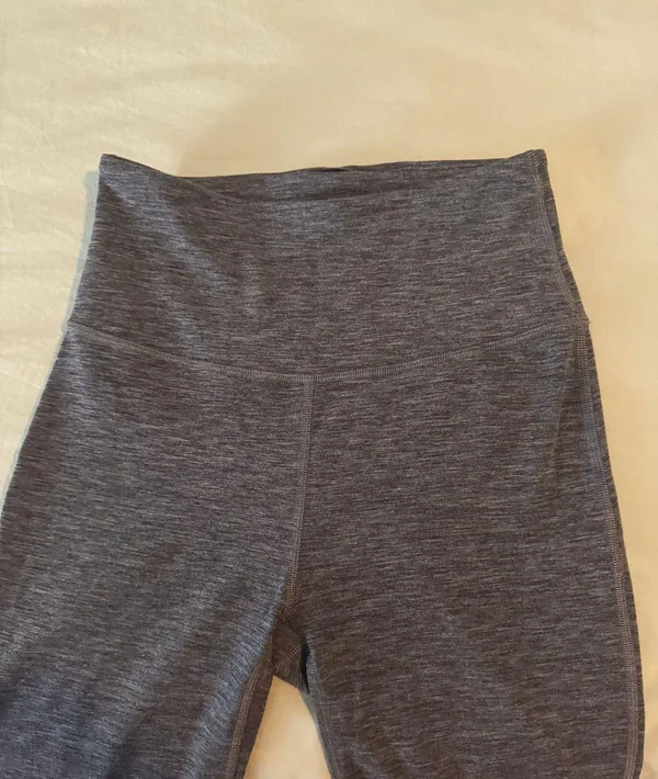 Lululemon Gray Flare Leggings - Image 3