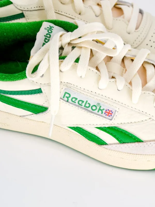 Reebok Club C Revenge Vintage Sneakers in Chalk and Glen Green Women's 8.5 - Image 7