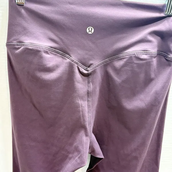 Lululemon Womens Leggings Purple Wunder Under High Rise Pull On Workout Size 6 - Image 4