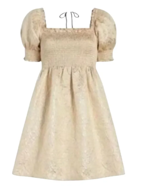 The Hill House Home Athena Nap Dress Metallic Size Small - Image 3